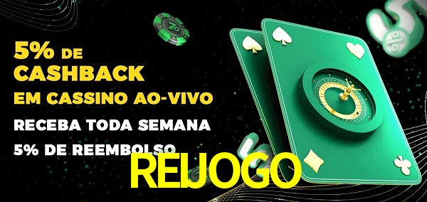 Promoções do cassino ao Vivo REIJOGO